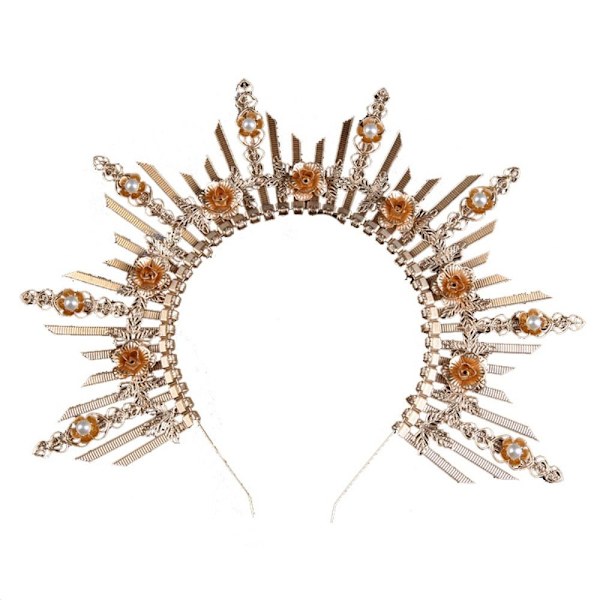 Halo Crown Hovedbeklædning Hovedbeklædning Bryllup Tiara