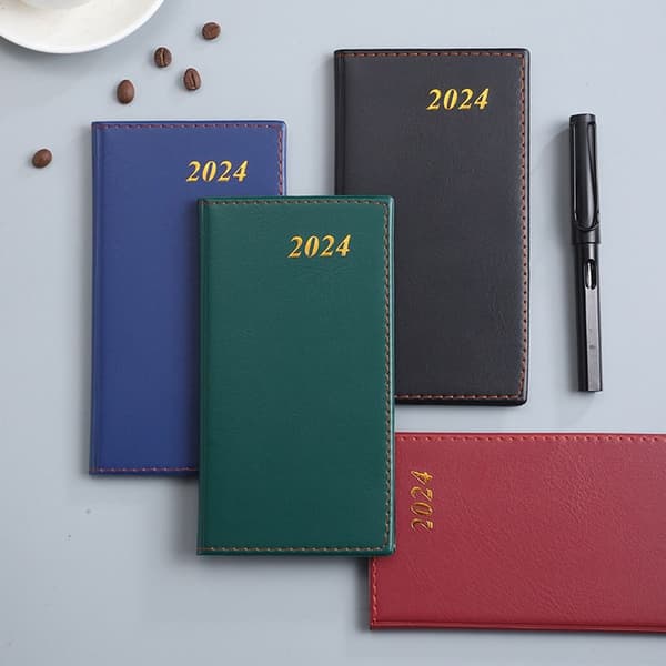 Schemabok Agendabok SVART Black