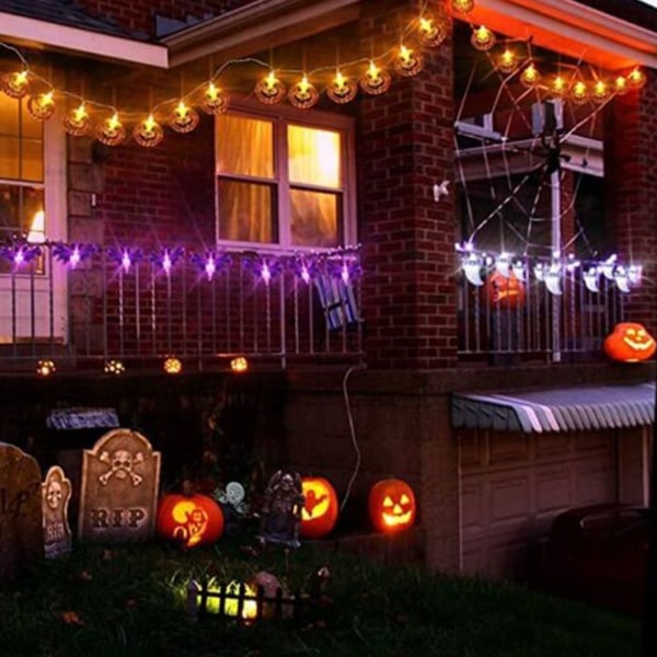 Halloween LED String Light Skeletter Lights 6 6 6