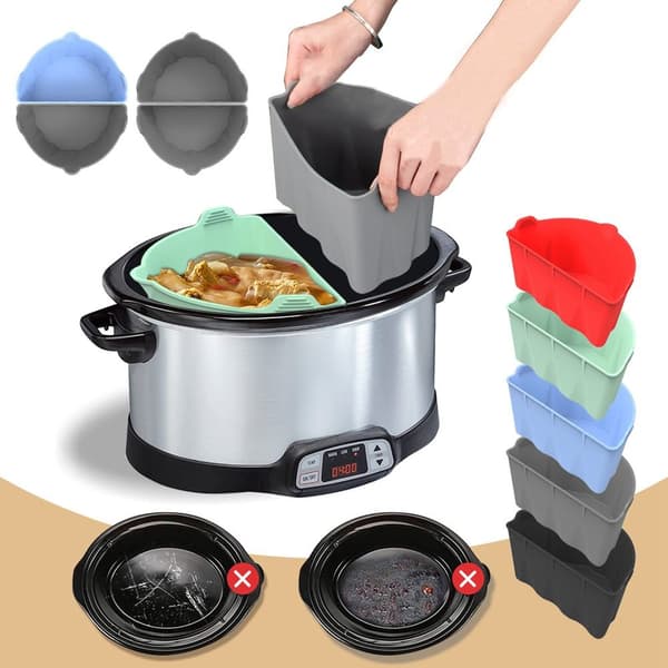 Slow Cooker Liner Slow Cooker Separator PUNAINEN red