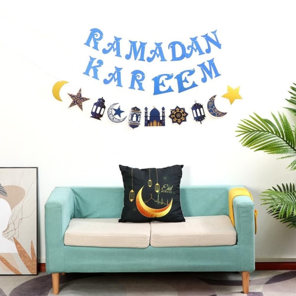 Ramadan Kareem Banner Eid Mubarak Ornament A A