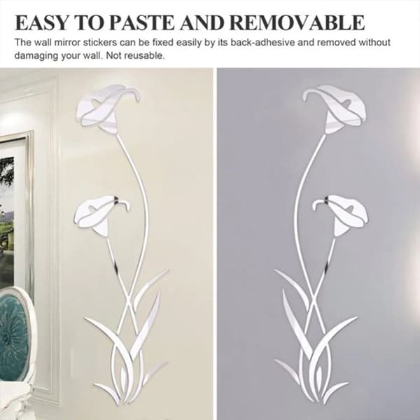Mirror Wall Stickers Wall Decals SORT Black