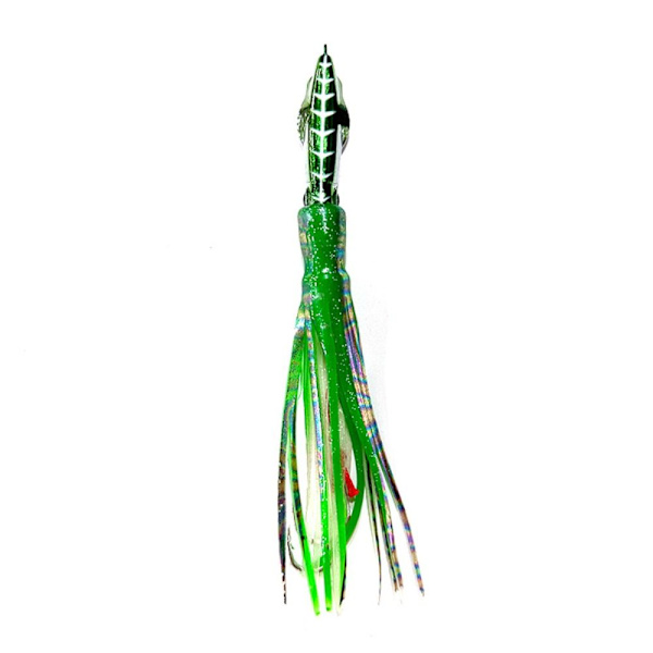 Saltwater Octopus Bait Squid Skirt Lure GREEN 100G 100G Green 100G-100G