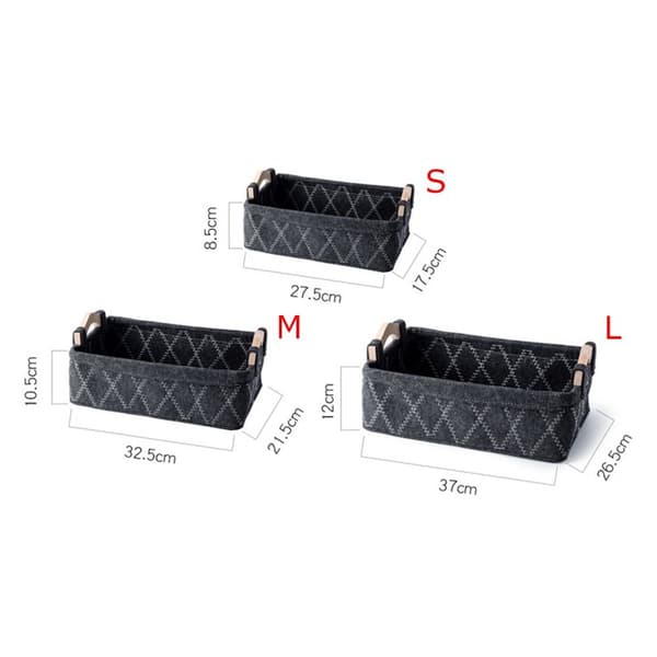 WovenStorage Baskets Förvaringslåda VIT L white L