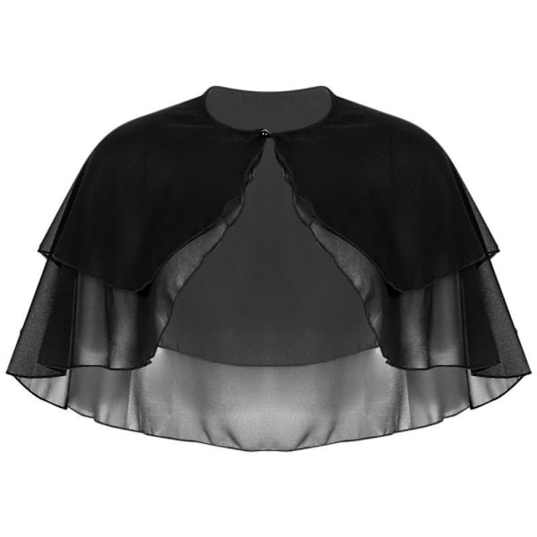 Sommerkapper Langt Sjal SORT black