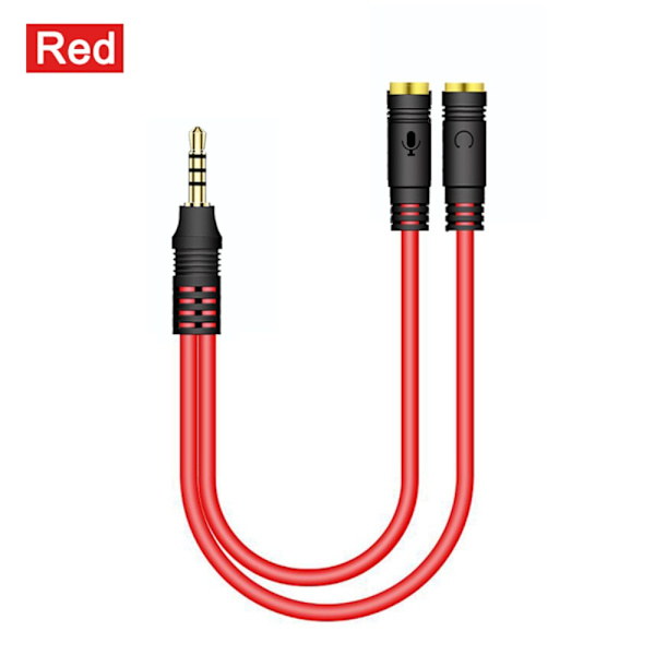 4 stk Lydkabel Lydadapterkabel SORT B ​​B Black B-B