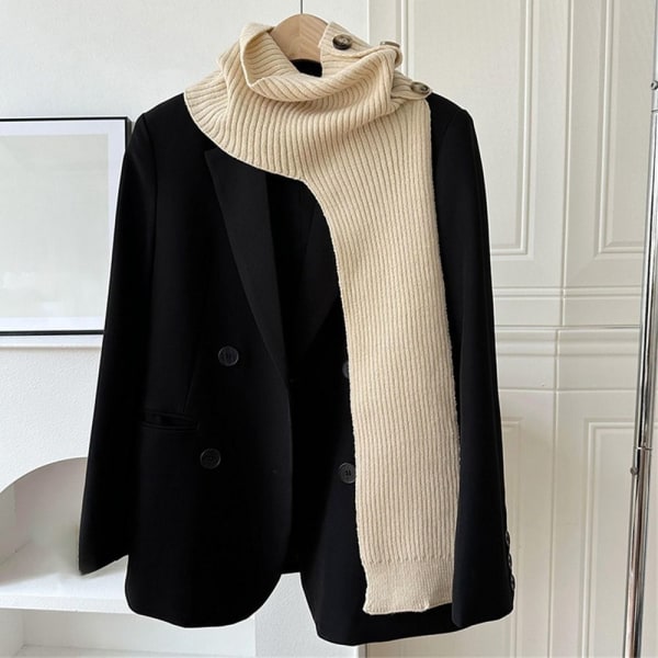 Sjal Fake Collar BRUN brown