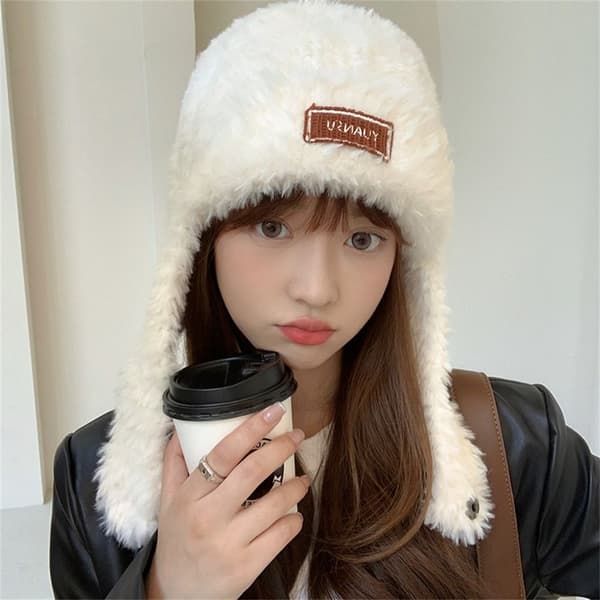 Beanies Bonnet Caps HVIT white