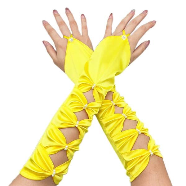 Brudehandsker Albuehandsker SORT black