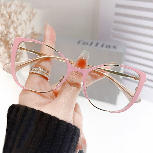 Anti-Blue Light Glasses Oversized Eyeglasses BLÅ Blue