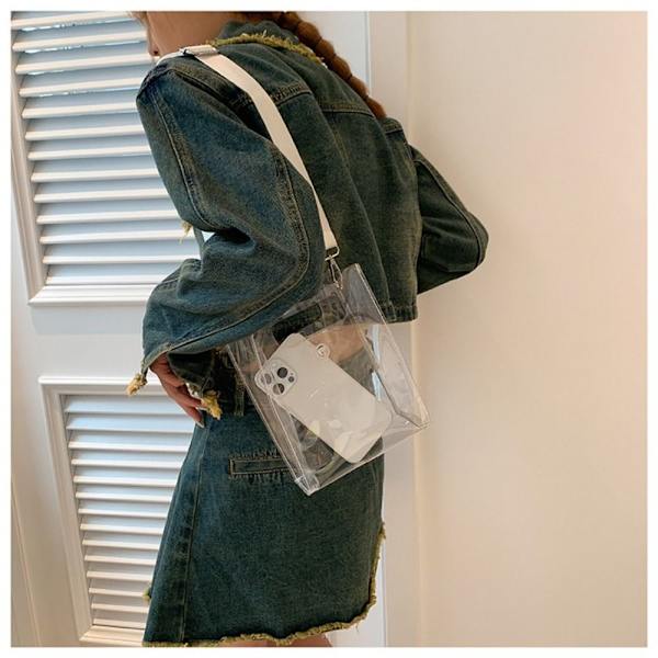 Skuldertaske Messenger Bag GUL yellow