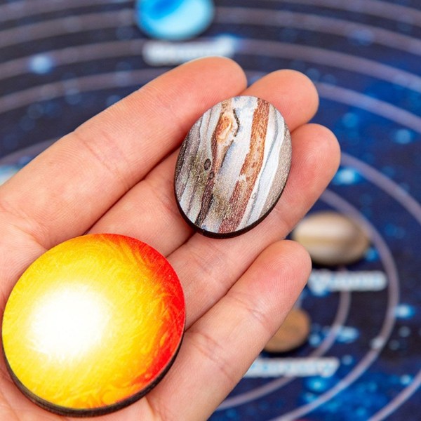 Solar System Jigsaw Planets Cognition 3 3 3