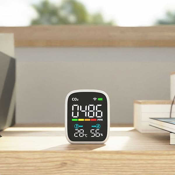 CO2-detektor WiFi-luftkvalitetsmonitor Koldioxiddetektor
