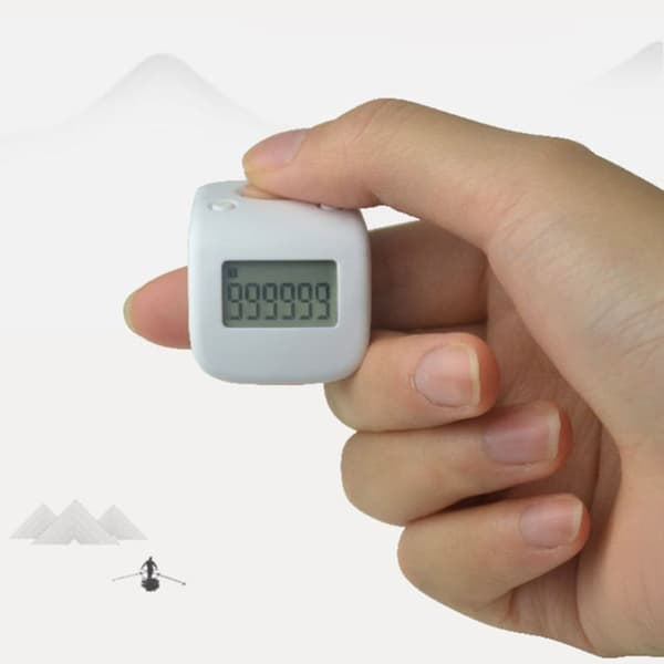 Mini Finger Counter LCD PUNAINEN red