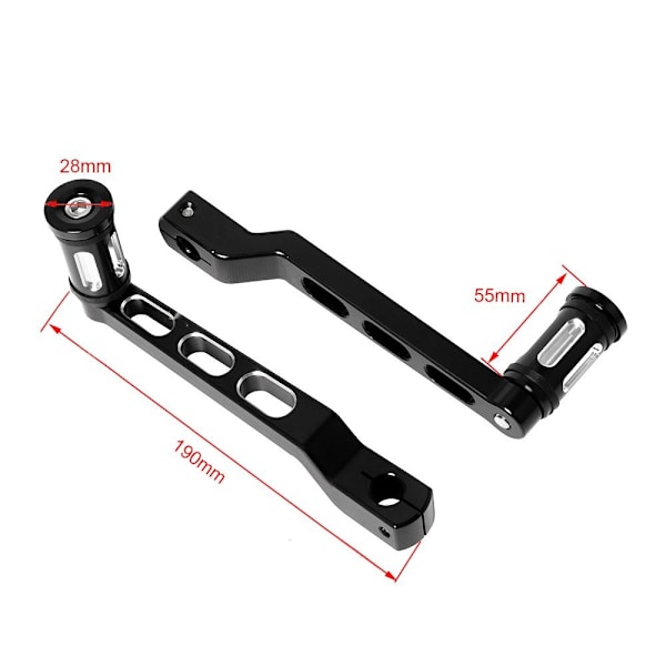 Gearskifter gearpedal SORT SORT black