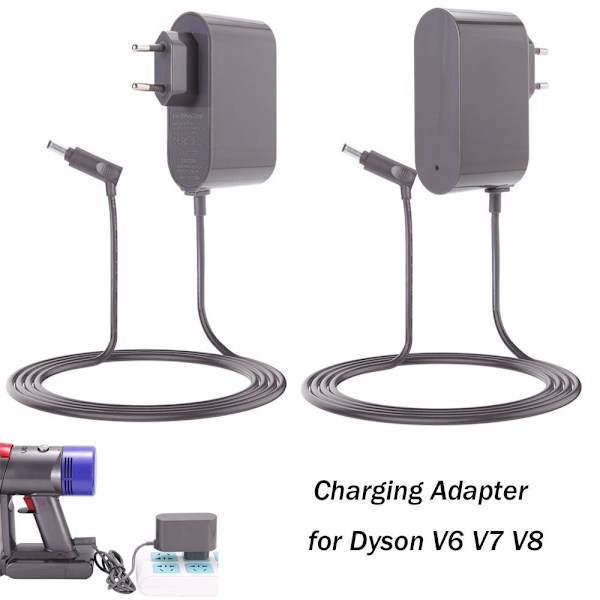 Laddningsadapter för Dyson V6 V7 V8 EU-kontakt
