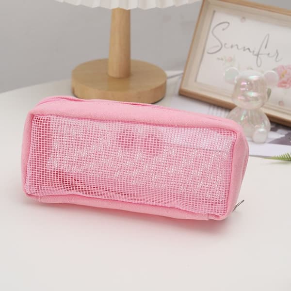 Mesh Pen Bag Papirpose HVIT White