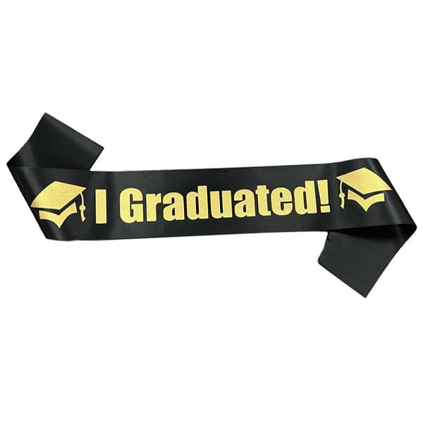 2026 Konfirmasjonsskjerf Graduert Sateng GULL Gold