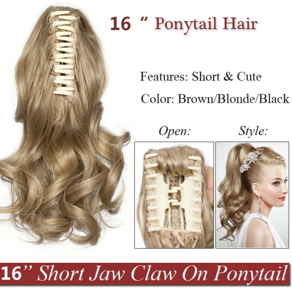 Jaw Horse Tail Claw -hiuskappale TYYPPI 5 TYYPPI 5