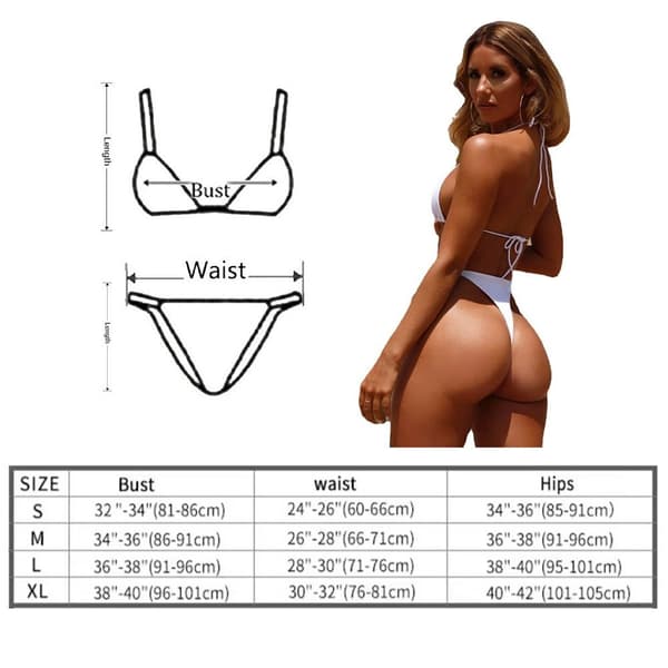 Bikinisæt badedragt SORT L black L