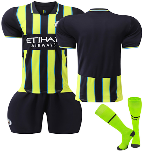 2024-2025 Manchester City Away Kids' Football Shirt Jersey Without Number Printed 26