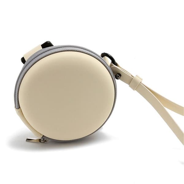 Vikbart case Case solglasögonfodral Dragkedja Beige