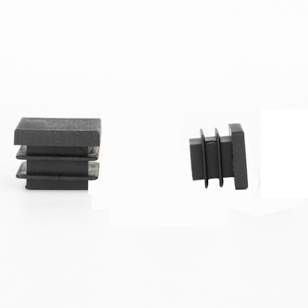 50 stk Square Pipe Tube Cap Plast Tubing End Cap Gjerdestolpe 50pcs