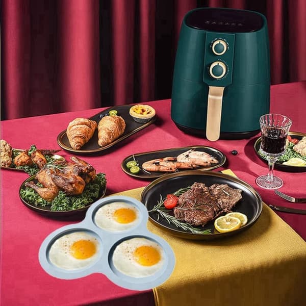 Airfryer Æggepande Silikoneform BLÅ