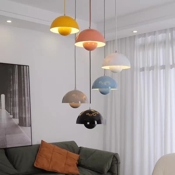 LED hængende loftlampe GRÅ grey