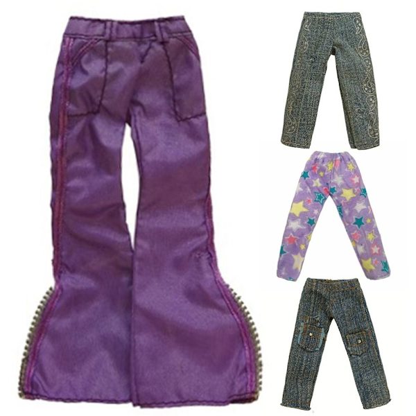 Floral Jeans Nahkahousut 3 3 3