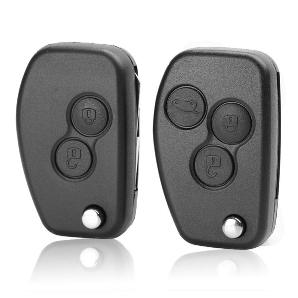Fjernbetjent bilnøglekasse Bilnøgleskal 2 KNAPPER NE72 2 KNAPPER NE72 2 Buttons NE72
