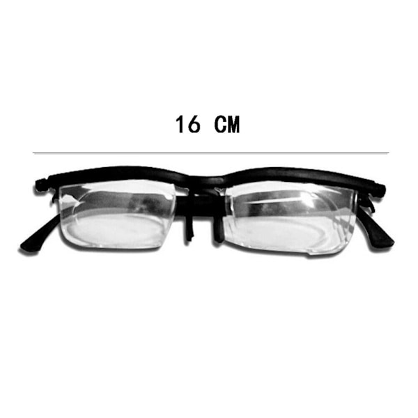 2 Par Dialjusterbara Glasögon Fokuslinser -3 Till +6 Dioptrier