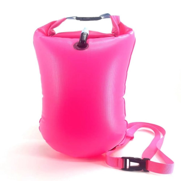 Swim Booy Air Dry Bag Open Water Swim ROSE RED Rose Red