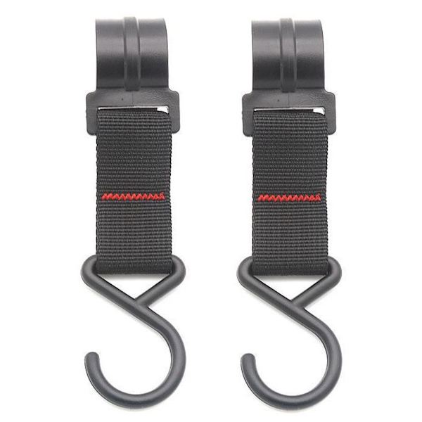 1/2 stk Tactical Carabiner Bælte D-Ring Karabinhage SORT 1 STK. Black 1pcStyle 2-Style 2