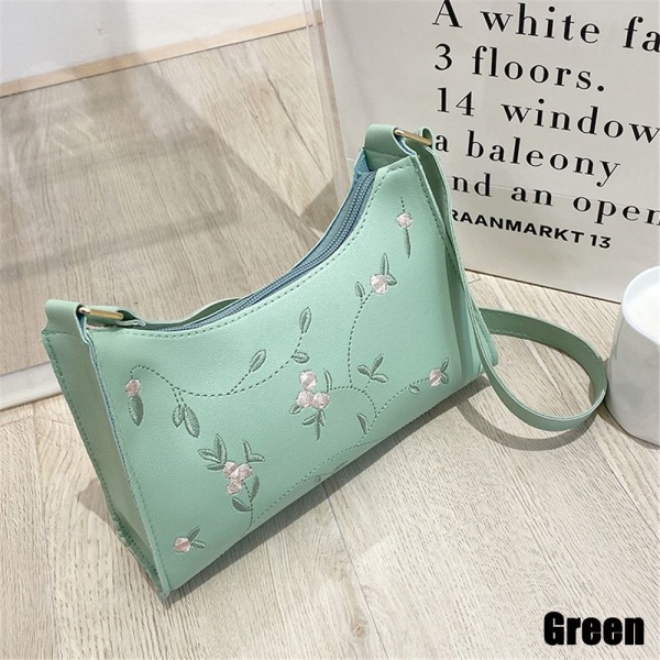 Retro Casual naisten olkalaukku VIHREÄ green