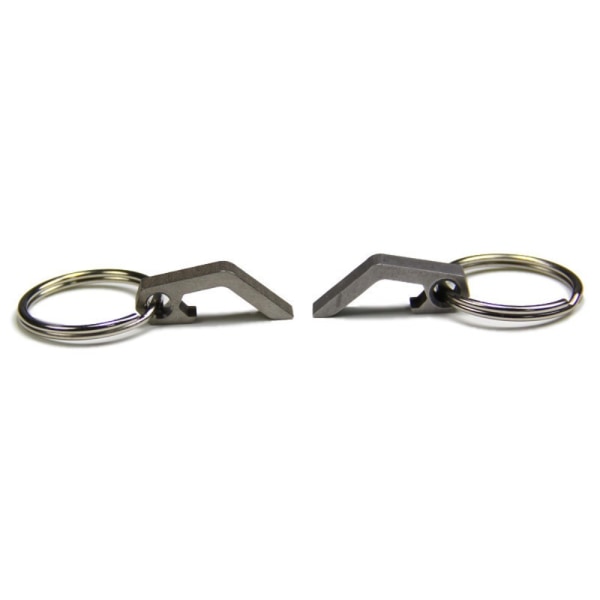 4 kpl Pullon oluenavaaja Avaimenperä TITANIUM ALLOY TITANIUM ALLOY Titanium Alloy