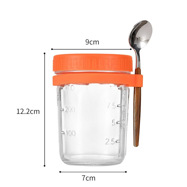 Overnight Oats Cup Yoghurtbehållare 3 3 3