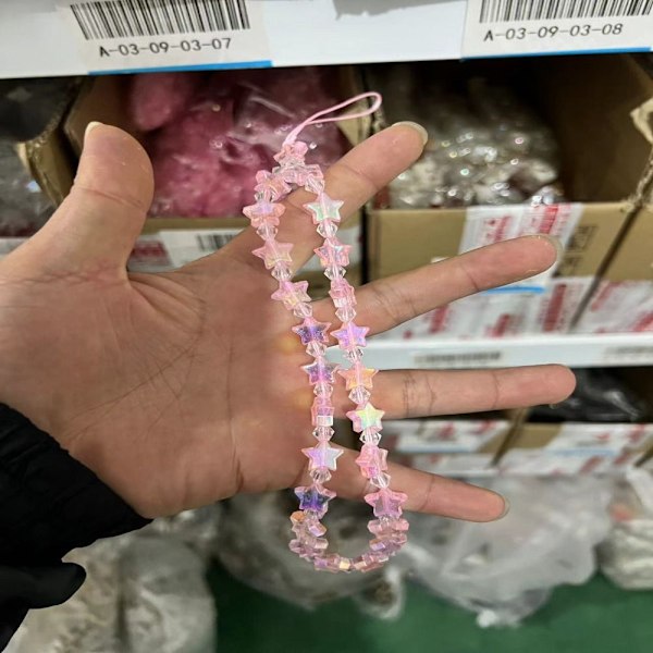 Mobiltelefon lanyard kamera vedhæng PINK pink