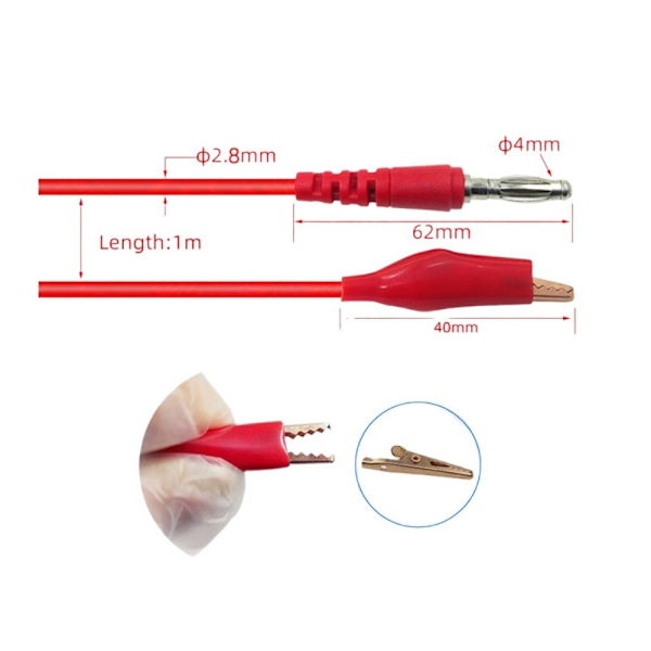 20 kpl / set Takaosan mittaussarja Automotive Back Probe Test Lead Set