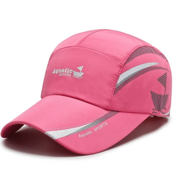 Qucik Dry Baseball Caps Golf Fishing Cap PINK pink