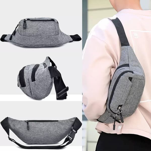 Midje Bum Bag Pengebelte GRÅ Grey