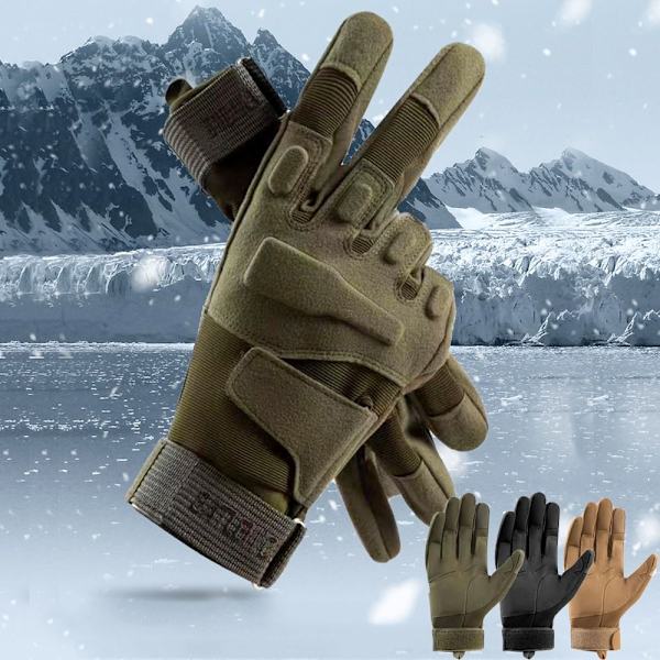 Taktiske handsker Cykelhandsker KHAKI L khaki L