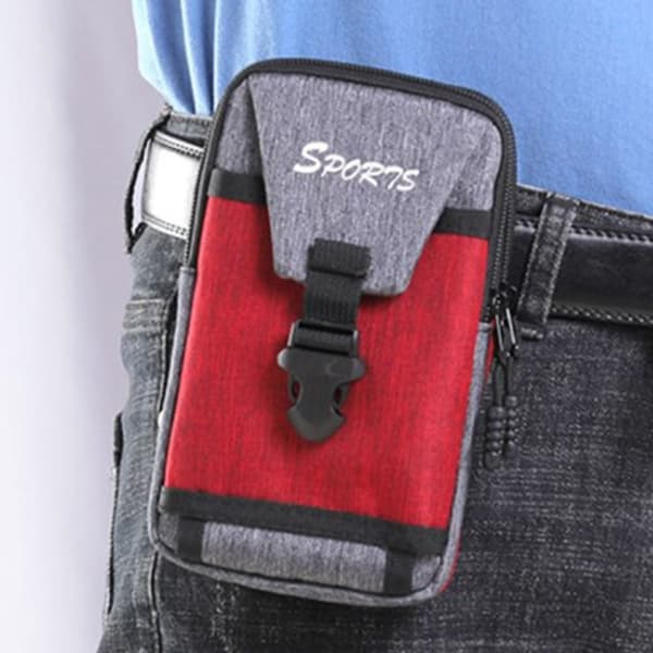 Tactical Molle Pouches Lille Pocket GRÅ UDEN STROP UDEN Grey without Strap-without Strap
