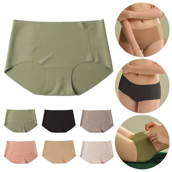 Sømløse truser Mid Rise Underwearq E E E