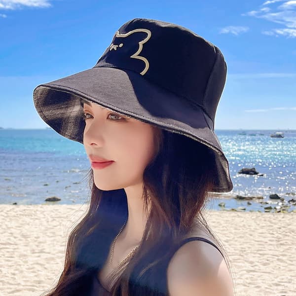 Sommarmode Flickor Tyghatt Solhatt Sommarhatt GUL yellow