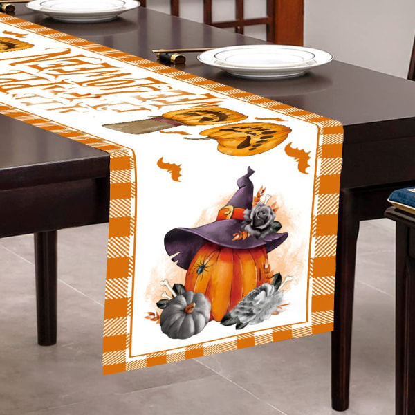 Halloween Bordløper Ornament Duktrekk 1