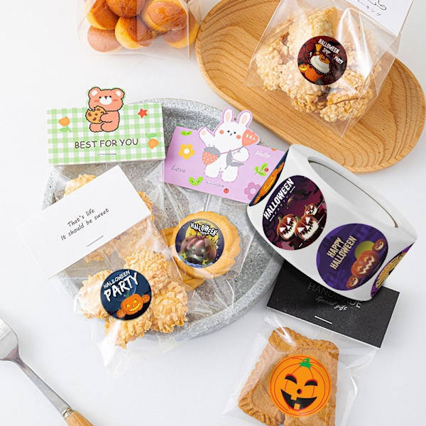 Halloween-tarrat Kurpitsa-tarrat STYLE 2 STYLE 2 Style 2