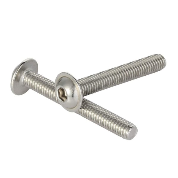 25 STK Socket Cap Skruer Sekskant Sekskant Socket Bolt unbrakonsokkel 25PCS