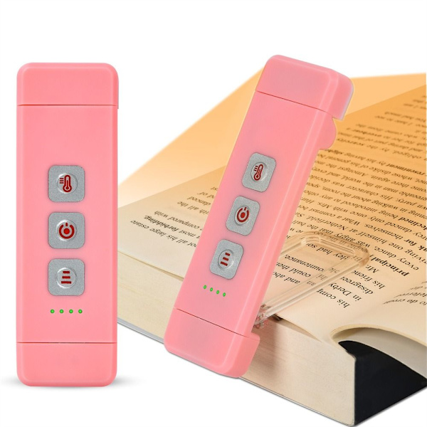 Bokmärke Läslampa Bok Läslampa ROSA pink