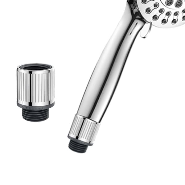 Brusehoved Arm Afledning Vandstopventil SØLV silver